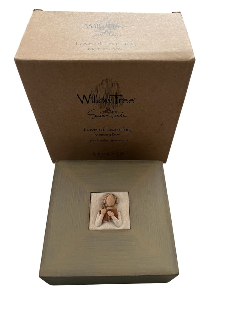 Willow Tree Love of Learning Memory Keepsake Dresser Box